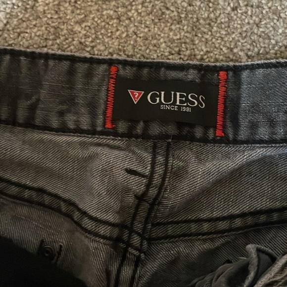 Slim straight guess jeans grey washed look - Picture 4 of 5